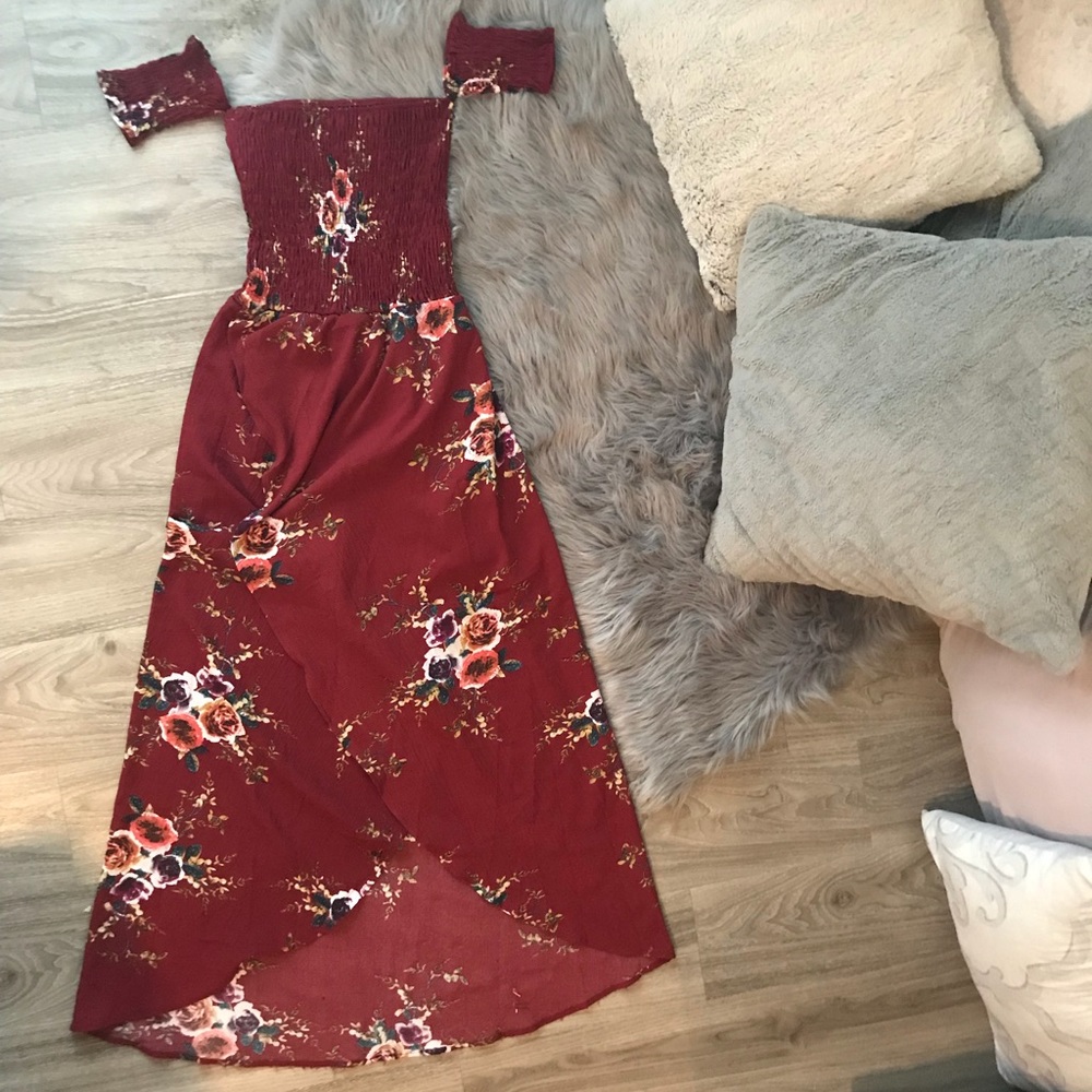 Floral maxi dress!